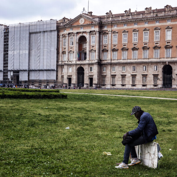 In front of Reggia di Caserta.
Caserta 2015.