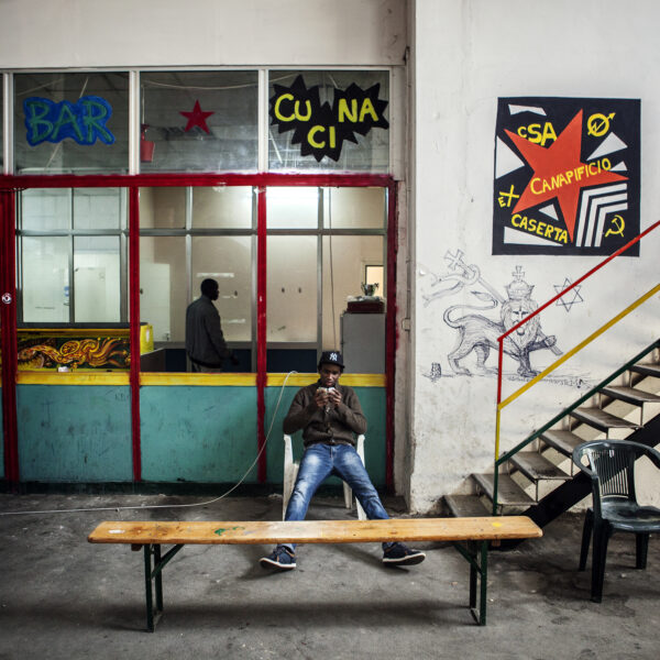 The Senegalese shelter, a hemp factory disused.
Caserta 2015.