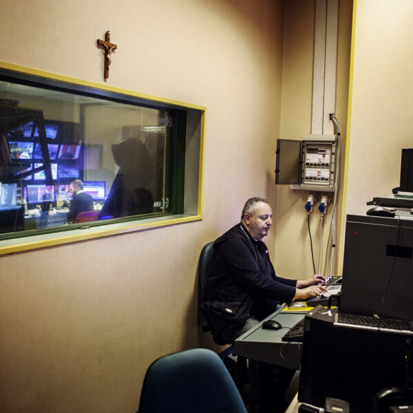 Luca, operator in the control room.
Caserta 2015