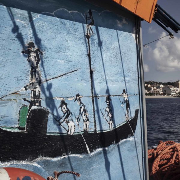 Fishing the swordfish to Stretto of Messina (Sicily) with Arena family on Simone boat.
Story about passing the fishing tradition by father to son.
Fight between human and animal, men against fish.