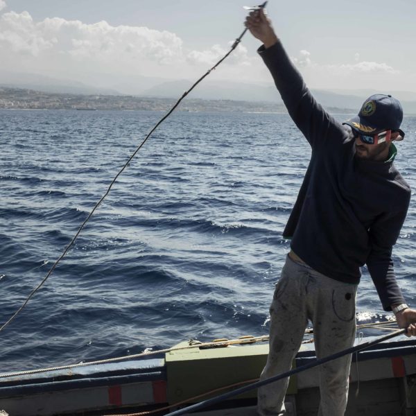 Fishing the swordfish to Stretto of Messina (Sicily) with Arena family on Simone boat.
Story about passing the fishing tradition by father to son.
Fight between human and animal, men against fish.